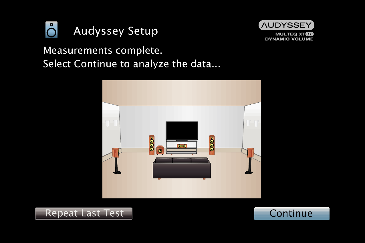 Audyssey® Setup 